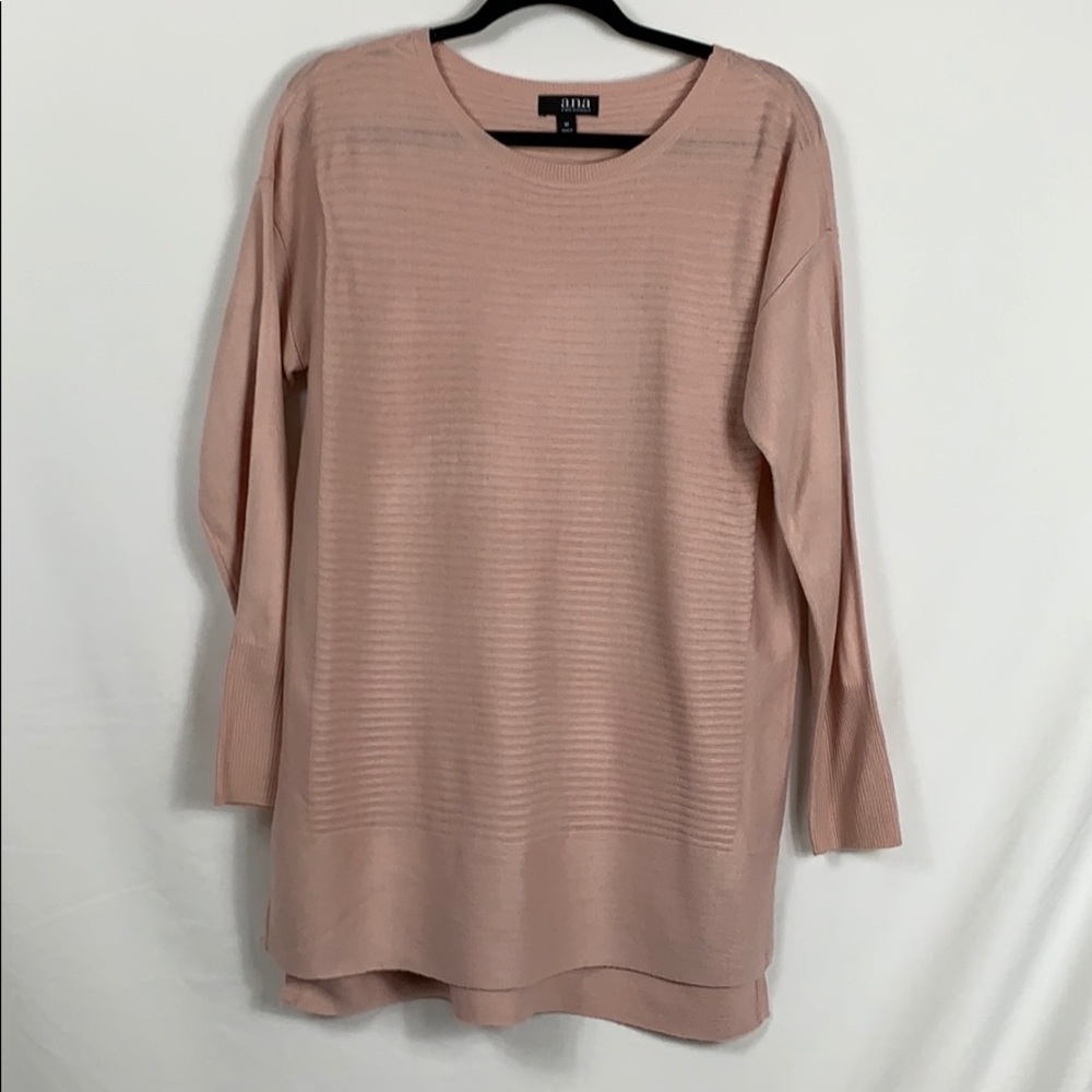 a.n.a. Rose colored long sweater size Med.
